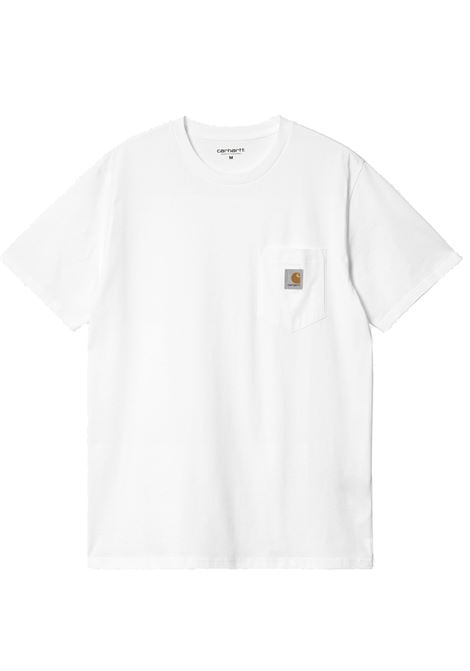 t-shirt pocket uomo bianca CARHARTT WIP | I03043402.XX